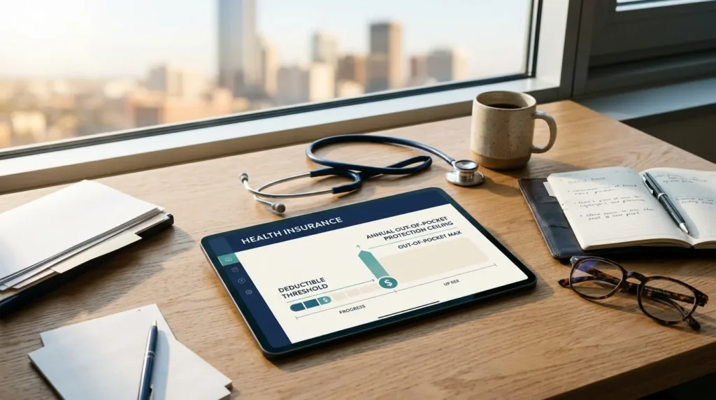 Health insurance deductible vs out-of-pocket maximum comparison for Oklahoma residents
